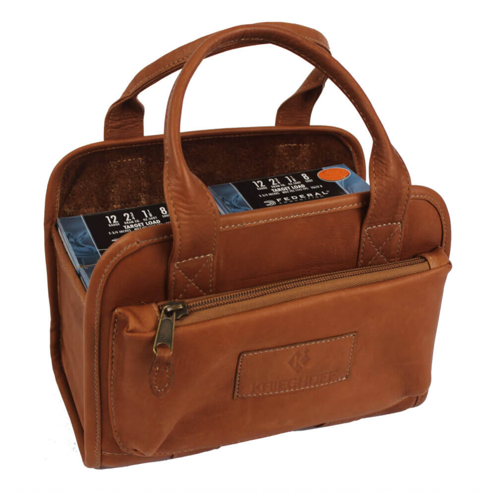 Leather 4 Box Carrier by Wild Hare, Two Colors